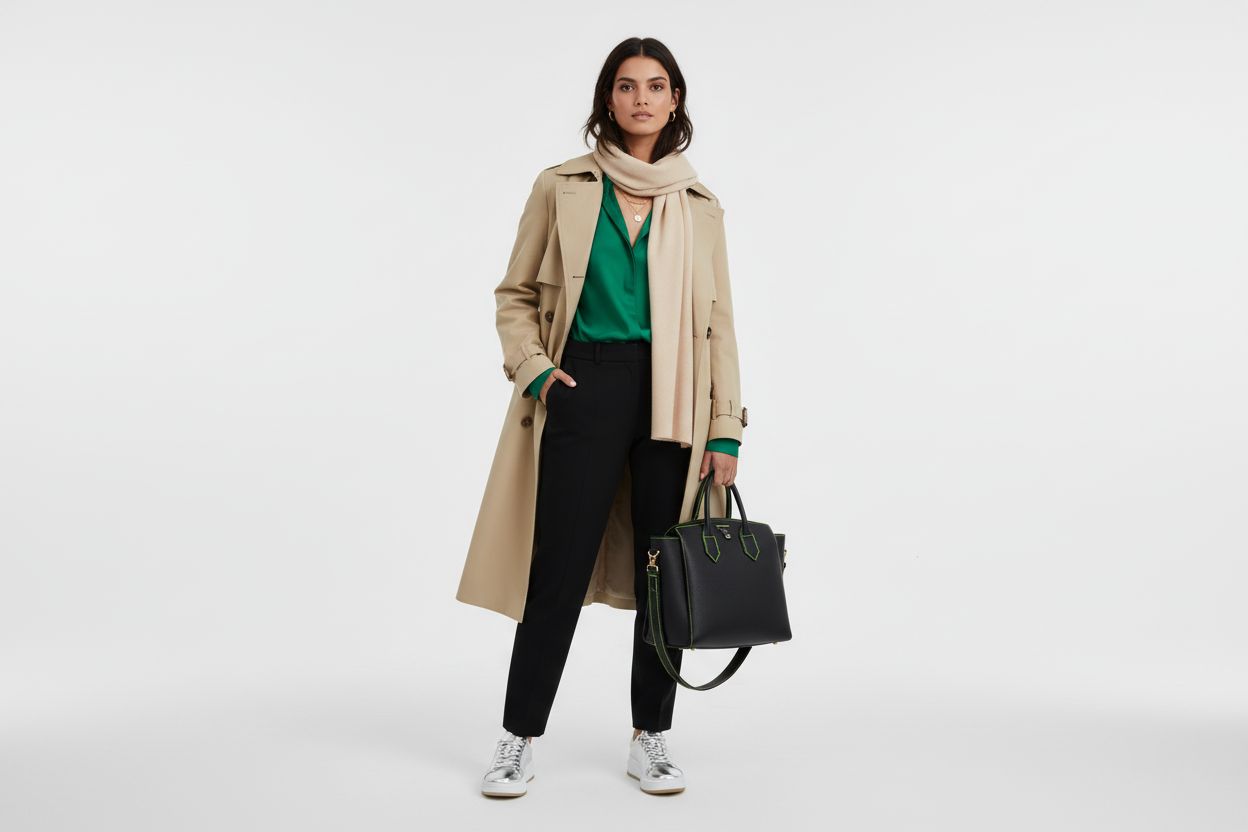 a woman wearing these styles